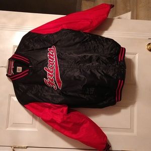 HOST PICK 🔥Men's XL Starter jacket. Warm ATL Falcon reversible Black/White/Red
